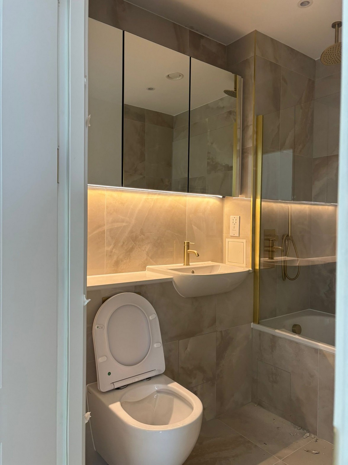 Bathroom renovation project